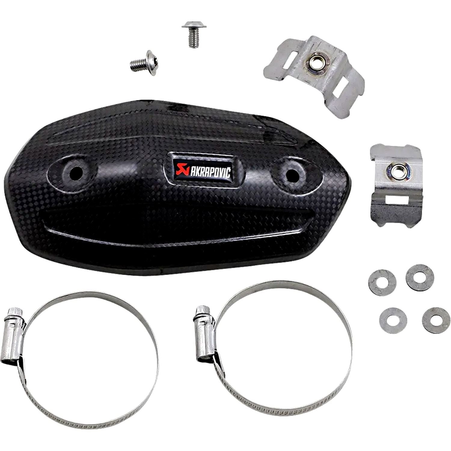 Akrapovic Carbon Fiber Exhaust Heat Shield For Kawasaki Ninja 1000 SX ABS 40th Anniversary Performance 2024